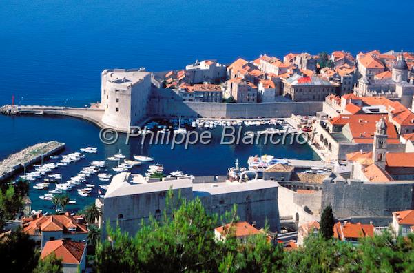 croatie 01.jpg - Vue générale de Dubrovnik Dalmatie du SudCroatie
